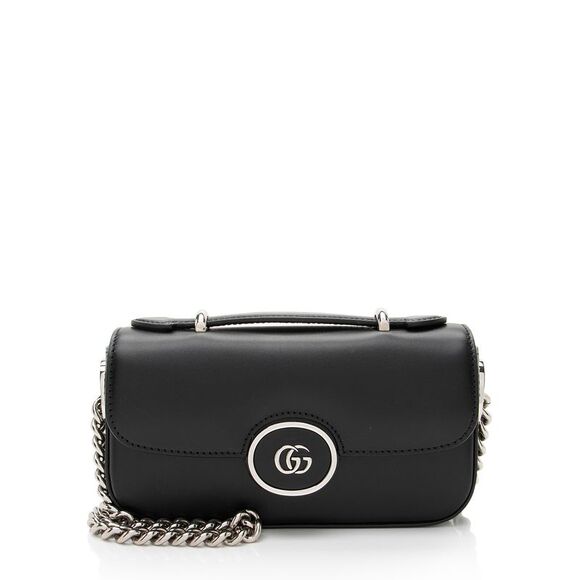 Gucci Handbags - Gucci Calfskin Petite GG Mini Shoulder Bag